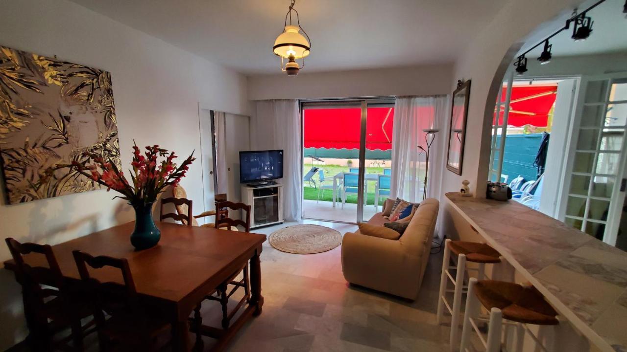Superbe Rez De Jardin Dans Residence Au Calme 尼斯 外观 照片